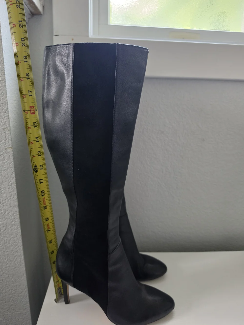 Via Spiga Black Over-the-Knee Stiletto Boots